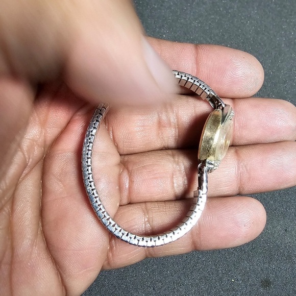 Vintage Bulova M5 Ladies Mechanical Wind Cocktail Watch 10k R.G.P Working - Picture 8 of 11